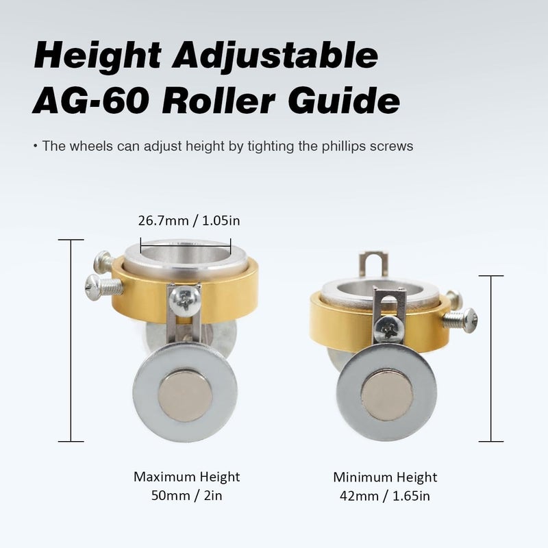 BDR AG-60 Slotted Cup Roller Guide Wheel Spacer Stand-off for CUT50 CUT50D Cut50DP Cut60 LGK60 Plasma Cutter AG60 / SG55 Plasma Cutting Torch Consumables 1PK - Image 2